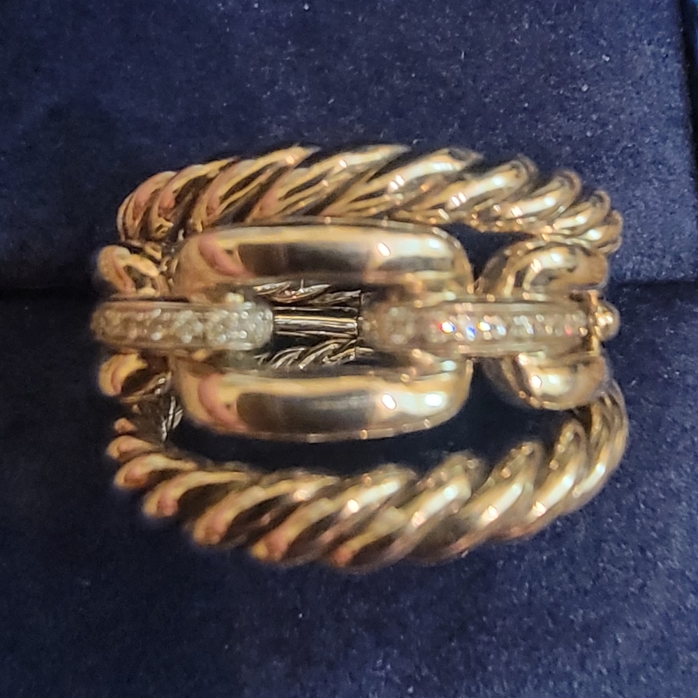 David Yurman silver ring - Picture 2 of 4